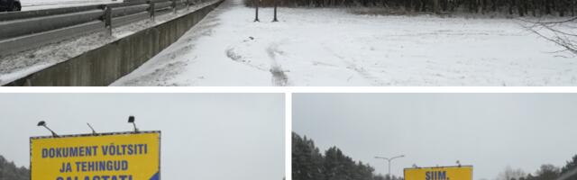 VANA KULD: 2 x 3 reklaamtahvlit linna servas