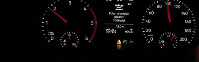 Vanman'i elu: kui õlitaseme hoiatustuli teeb trikke ja rikub öö