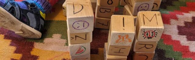 Isetehtud mänguklotsid