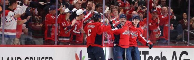Capitals viskas Edmontonile seitse väravat, Ovetškin jälle resultatiivne