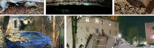 SUUR GALERII | Katused lendasid! Kõige ohtlikumad juhtumid nädalavahetuse tormi ajal