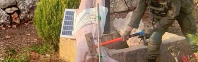 Piltuudis: Iisraeli sõdur purustab Liibanonis Kristuse kuju