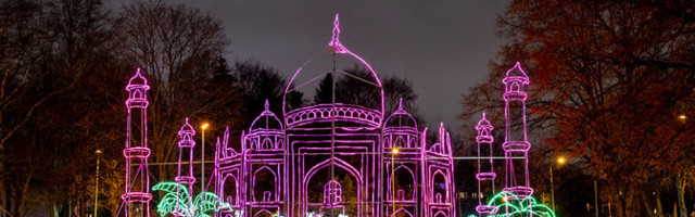 Tallinna Pühal lauluväljaku jõulupargis...