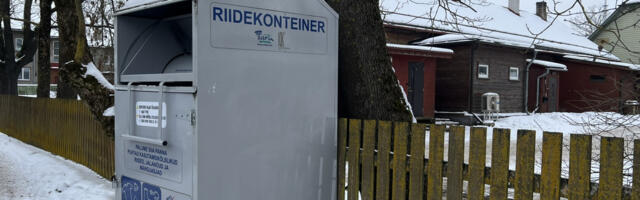 Tartu riidekonteineritesse toodi eelmisel aastal ligi 400 tonni rõivaid