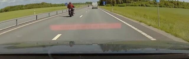 VIDEO | Uljas manööver Tallinna-Tartu maanteel_ 156 km/h otse liikluspolitsei silme all