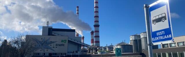 Venemaalt lennanud droon tabas Auvere jaama korstent