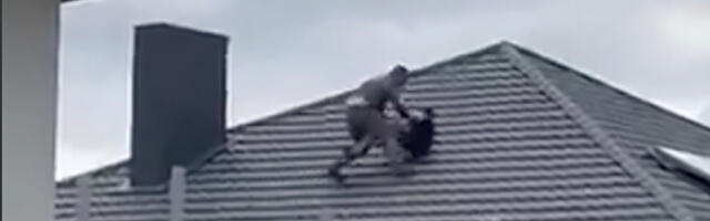 VIDEO: Ukraina värbamisametnikud läksid mehele katusele järgi