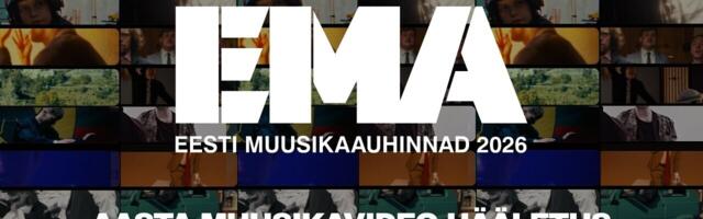 Eesti Muusikaauhinnad 2026 Aasta Muusikavideo rahvahääletus on avatud
