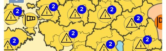 Keskkonnaagentuur andis Kogu Eestile 2 esimese tasme hoiatust