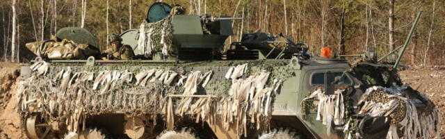 1. jalaväebrigaadi Kalevi jalaväepataljon harjutas koostegevust