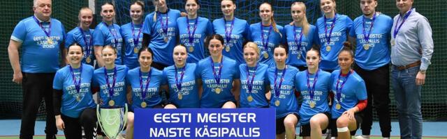 Mist­ra nais­kond on taas Ees­ti kä­si­pal­li­meis­ter