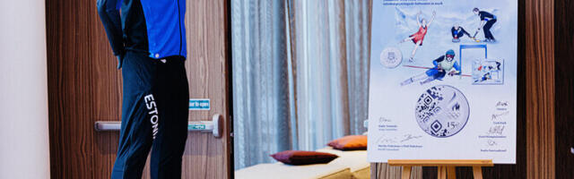 FOTOD | EOK esitles taliolümpia meenemünti ja postmarki