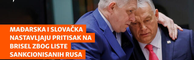 Mađarska i Slovačka nastavljaju pritisak na Brisel zbog liste sankcionisanih Rusa