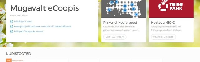 Coopi ühistud avasid e-poed