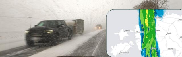 ILMATEADE | Hoiatus! Suur lumepilv koos tuisuga vallutab Eestit