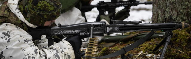 Kaitseväe Akadeemia ja liitlasriikide sõjakoolide õppurid harjutasid talvist sõjapidamist