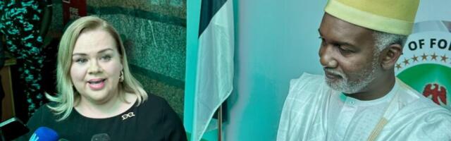 Globaalküsimuste asekantsler Minna-Liina Lind kohtus Nigeeria välisministri Yusuf Maitama Tuggariga