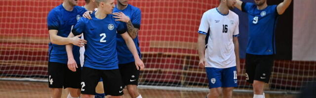 Eesti saalijalgpallikoondis suutis viimasel minutil viigi välja võidelda