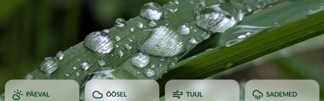 ILMATEADE | Ees ootavad sajused, kuid soojad päevad