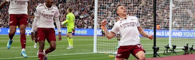 Arsenal sai läbi häda kolm punkti kätte ja sammub tiitli suunas