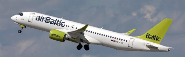 AirBalticu Eesti reisijate arv tõusis hüppeliselt