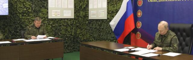 Putin oli taas sõjaväevormis: Vene väed tungivad peale ja vastane on võimetu vastupanu osutama, oluline rindelinn on võetud