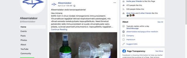 Uhhuu-meedik meelitab raskeid koroonahaigeid osalema illegaalses “ravimikatses”