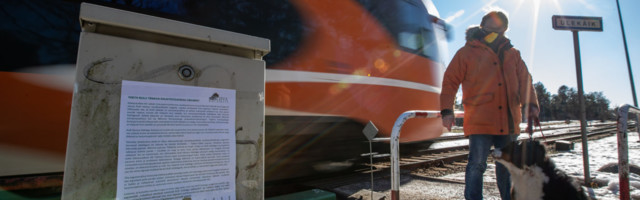 Liiva asumi elanikud võitlevad raudteeülekäigu sulgemise vastu