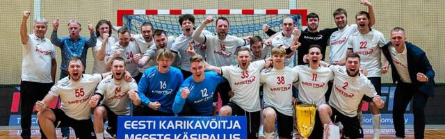 Raasiku Mistra käsipallimeeskond tuli Eesti karikavõitjaks