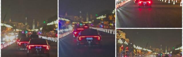 EKSKLUZIVNO! CEO PEKING STOJI DOK PROLAZI PREDSEDNIK SRBIJE: Kakva čast za Vučića usred Kine, pogledajte predsedničku kolonu (video)