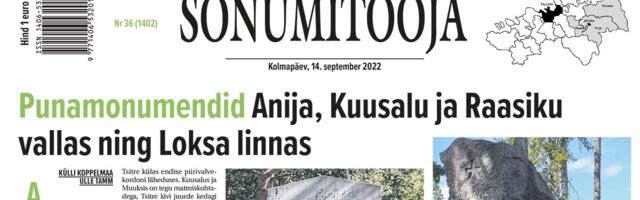 Sõnumitoojas 14. septembril