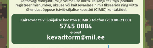 „Ke­vad­torm 2023“ Ani­ja, Kuu­sa­lu,  Raa­si­ku val­las ja Lok­sal