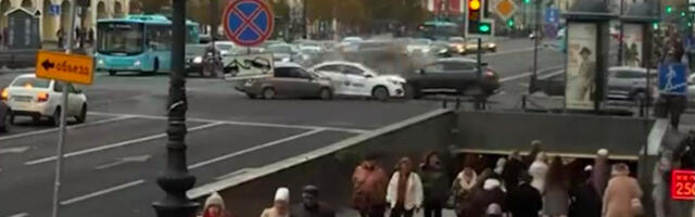 VIDEO: kole avarii Peterburis