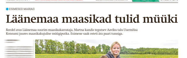 Lääne Elu paberleht laupäeval, 6. juunil