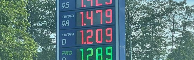 Kütuse hinnad jätkavad tõusmist