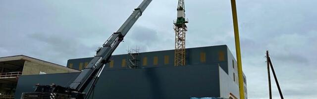 Tervikumi ehituselt eemaldatakse kraana