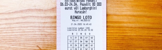 Tartu naine võitis lotoga 400 000 eurot