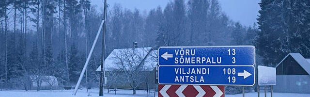 PILTUUDIS: Lõuna-Eestis tuli lumi maha ja teed on väga libedad