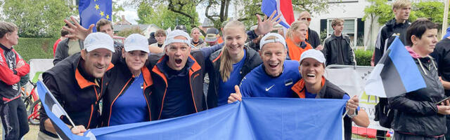 Eesti tõukeratturid võitsid EMi viimasel päeval neli hõbemedalit