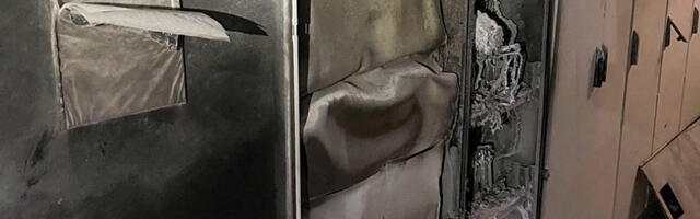 PILDID: Viljandis põles tööstushoones elektrikilbiruum