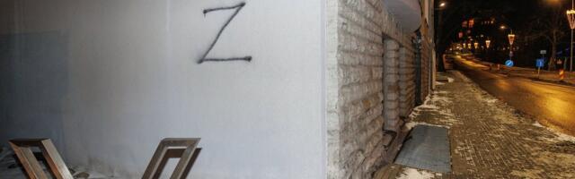 Kaitseliidu peastaabi hoonele Z-tähe sodinud mees tehti kindlaks