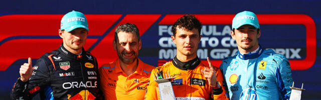 Norris sai oma karjääri esimese võidu Miamis