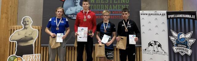 Noored maadlejad tõid Vahari memoriaalilt hulga medaleid