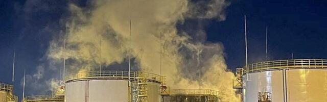 Ukraina droonirünnaku käigus süttis üks Venemaa suurimaid naftatöötlemistehaseid