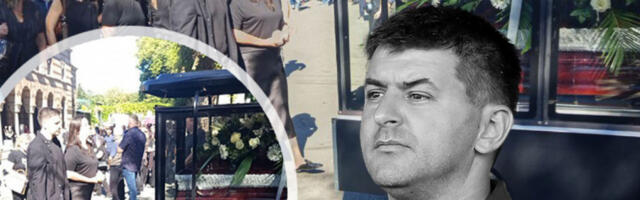 DETALJ KOJI LEDI KRV U ŽILAMA: Udovica Dekija Milovanovića SKRHANA OD BOLA, pridržavaju je sve vreme! (FOTO)