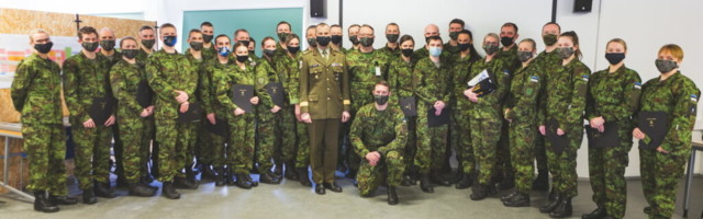 Kaitseväe Akadeemias lõppes pataljoni staabiohvitseride kursus spetsialistidele