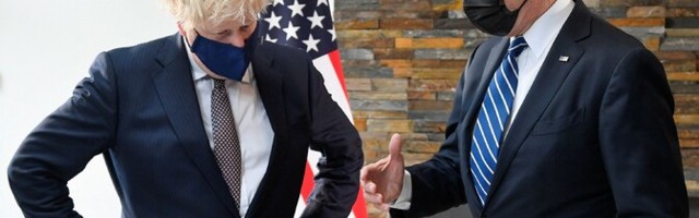 Joe Biden kohtus Boris Johnsoniga
