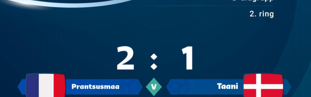 Prantsusmaa kindlustas 2 : 1 võiduga Taani üle esimesena kaheksandikfinaali koha