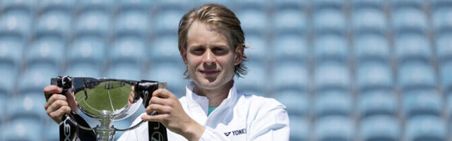 Nukra seeria lõpetanud Belgia tennisist võitis karjääri esimese ATP trofee