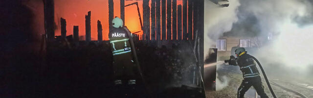 Mustlas põles puukuur, kahtlustatakse süütamist